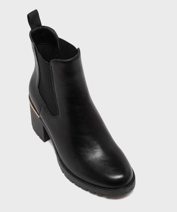 Chelsea boots à semelle crantée femme - 5 Miles vue5 - 5 MILES GEMO FOR GOOD - GEMO
