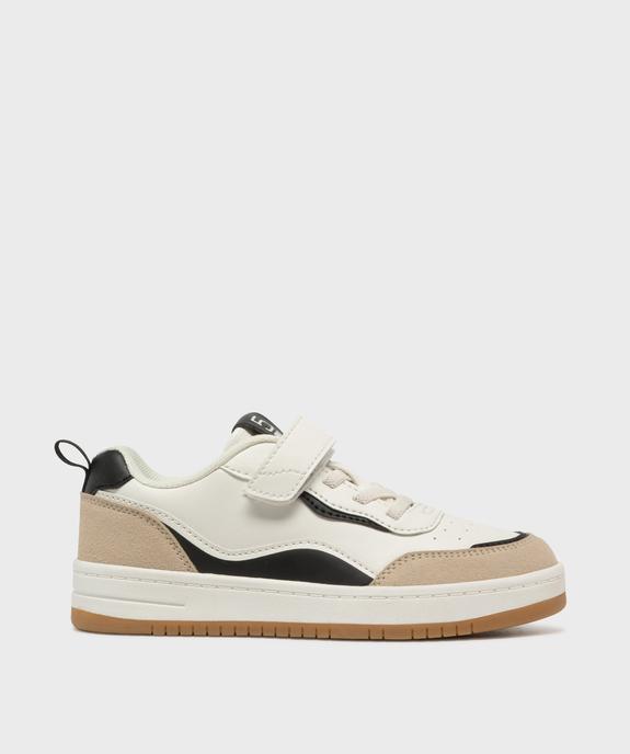 Baskets à scratch avec empiècements contrastants garçon - 5 Miles vue1 - 5 MILES - GEMO