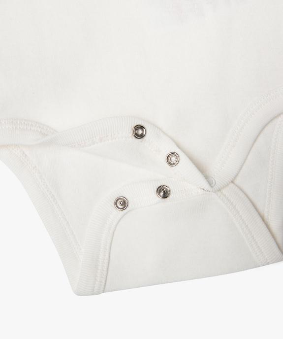 Body sans manches encolure américaine bébé garçon (lot de 3) vue3 - GEMO 4G BEBE - GEMO