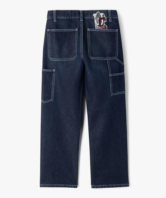 Jean loose multipoches garçon - Camps United vue5 - CAMPS - GEMO