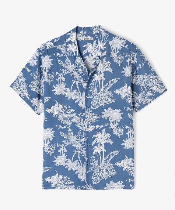 Chemise à manches courtes à motifs garçon vue1 - GEMO 4G GARCON - GEMO