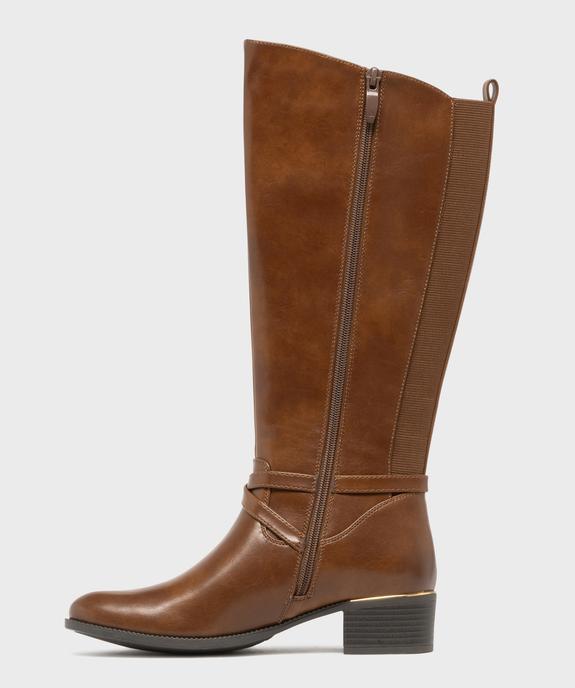 Bottes cavalières doublées avec bride cheville femme - Valentina Baldano vue10 - VALENTINA BALDA - GEMO