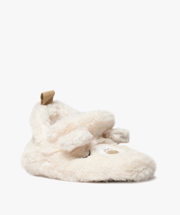 Chausson femme motif animal en relief vue2 - GEMO(HOMWR FEM) - GEMO