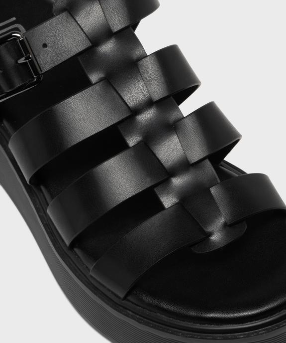 Sandales compensées multi-brides femme - 5 Miles vue6 - 5 MILES - GEMO