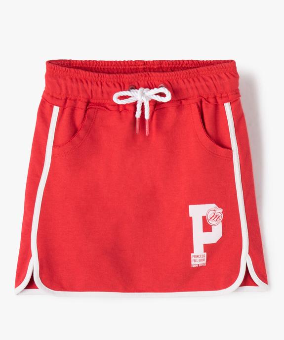 Jupe fille sportswear à taille élastiquée - Camps United vue1 - CAMPS UNITED - GEMO