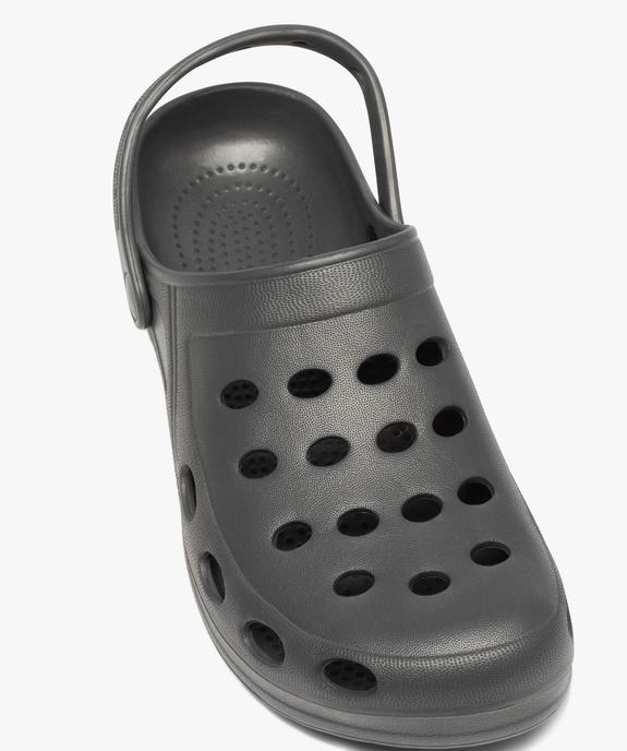Sabots homme unis souples avec perforations vue5 - GEMO (PLAGE) - GEMO
