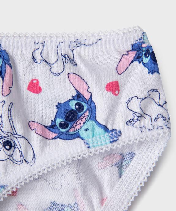 Culottes en coton à motif Stitch et Angel fille (lot de 5) - Disney vue3 - LILO & STITCH - GEMO
