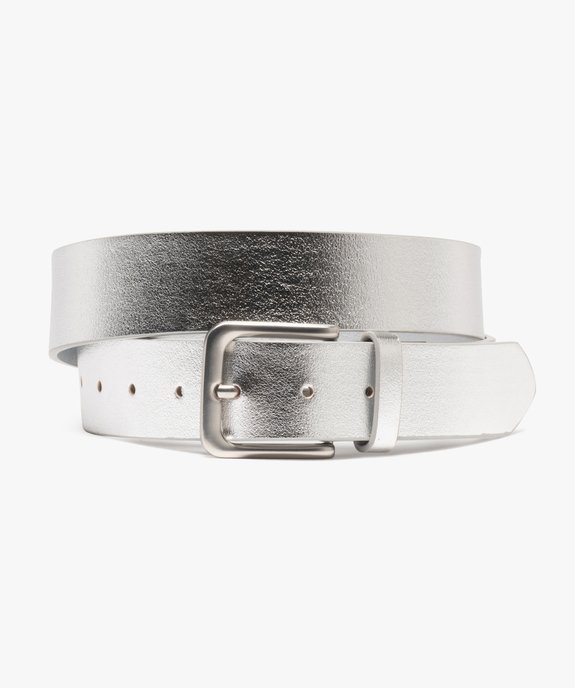 Ceinture large métallisée femme vue1 - GEMO (ACCESS) - GEMO