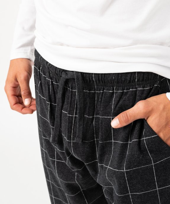 Short de pyjama en jersey à taille élastique homme vue4 - GEMO(HOMWR HOM) - GEMO