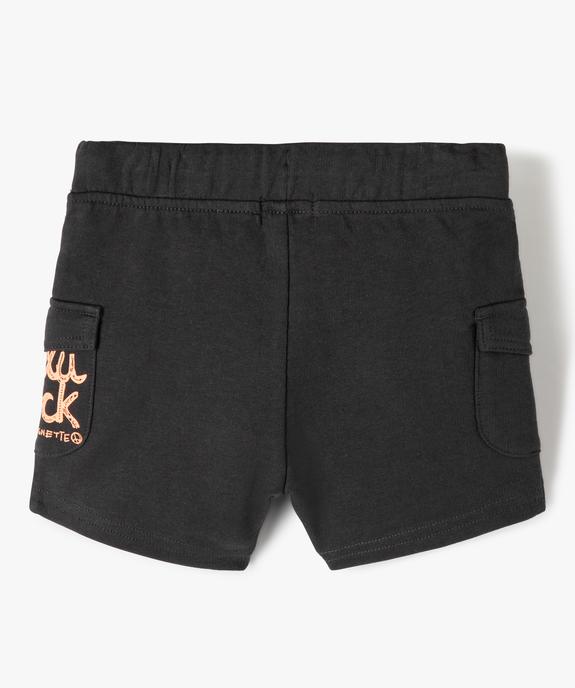 Short bébé garçon en maille souple - LuluCastagnette vue3 - LULUCASTAGNETTE - GEMO