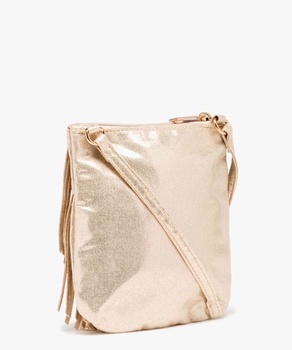 Sac fille à franges toucher velours vue3 - GEMO (ENFANT) - GEMO