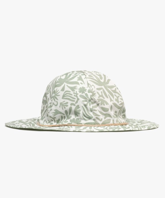 Chapeau réversible bébé fille vue1 - GEMO 4G BEBE - GEMO