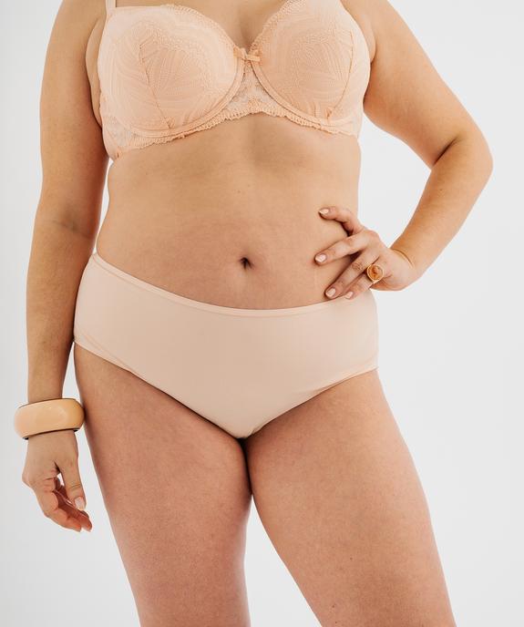 Shorty en microfibre et dentelle femme grande taille (lot de 2) vue1 - GEMO(HOMWR FEM) - GEMO