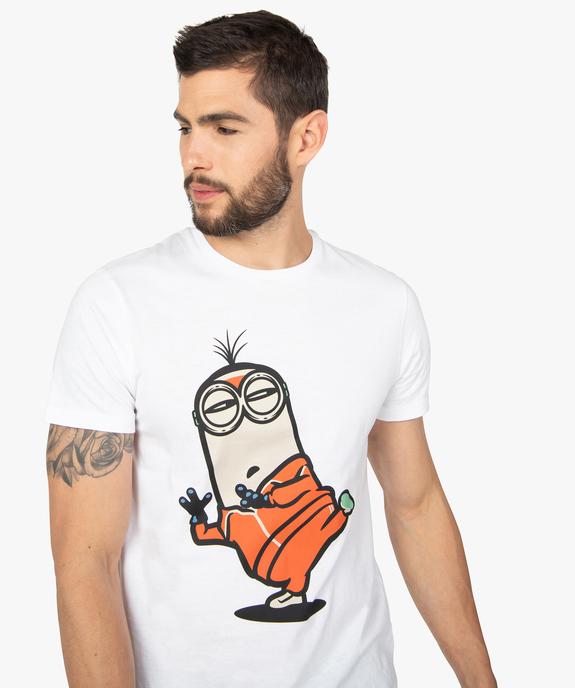 Tee-shirt homme à manches courtes imprimé - Les Minions vue2 - NBCUNIVERSAL - GEMO