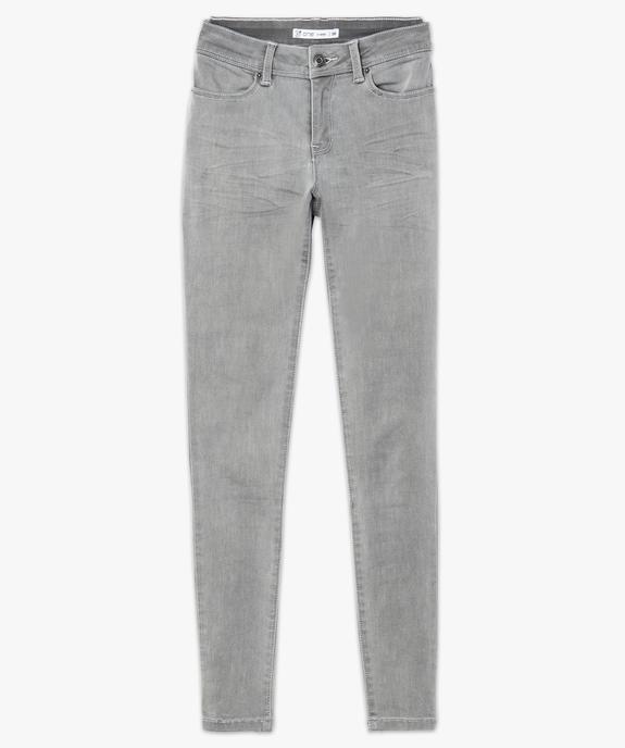 Jean skinny stretch taille basse vue4 - FOLLOW ME - GEMO