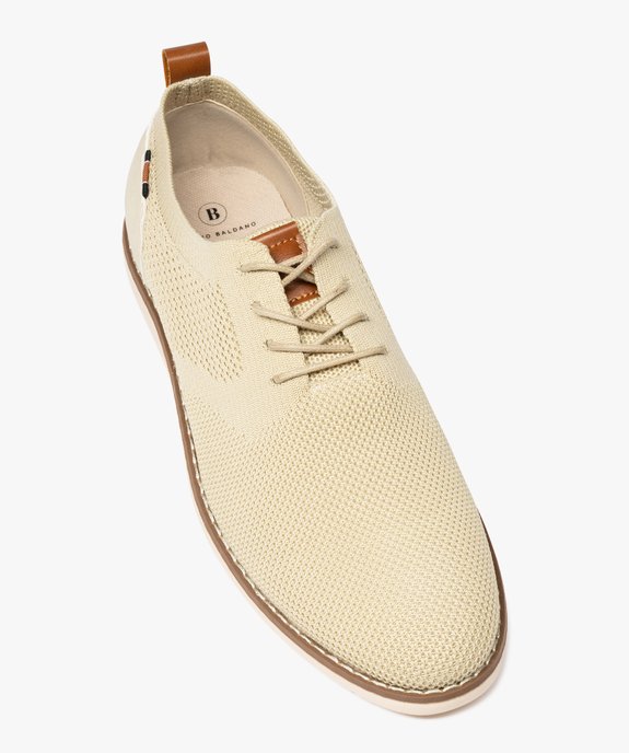 Derby en mesh sur semelle sport homme - Mario Baldano vue5 - MARIO BALDANO - GEMO