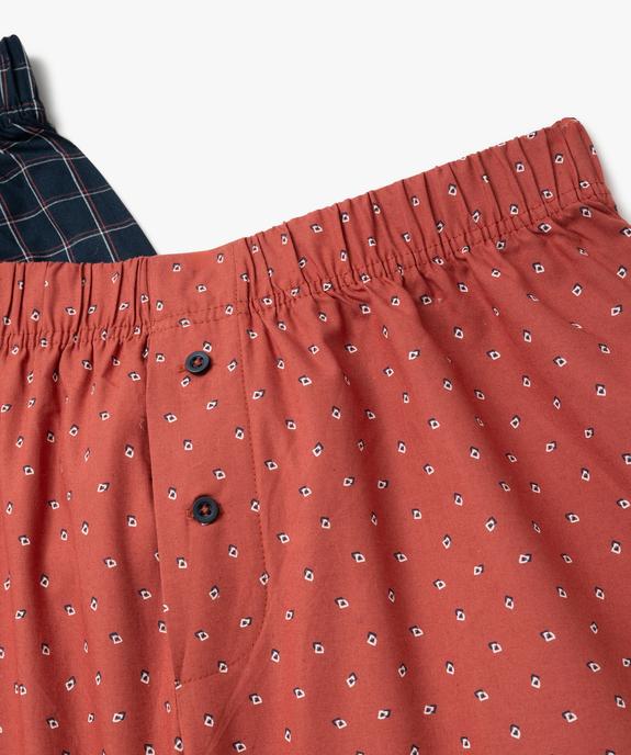 Caleçons imprimés homme (lot de 2) vue2 - GEMO(HOMWR HOM) - GEMO