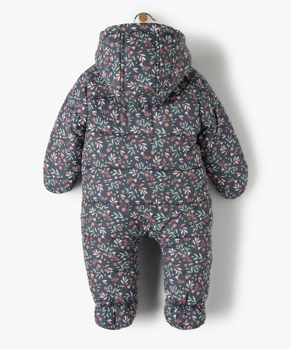 Combinaison pilote bébé avec pieds et moufles - GEMO 4G BEBE Combinaison pilote bébé avec pieds et moufles vue4 - GEMO 4G BEBE - GEMO