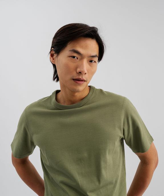 Tee-shirt manches courtes et col rond homme vue2 - GEMO (HOMME) - GEMO