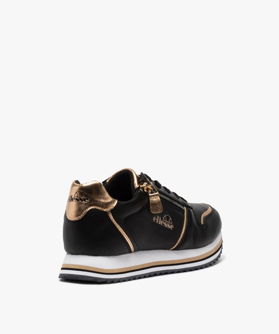 Baskets femme zippées à semelle épaisse - Ellesse vue4 - ELLESSE - GEMO