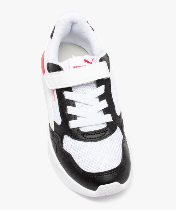Baskets garçon à lacets élastiques et scratch – Puma X-Ray vue5 - PUMA - GEMO