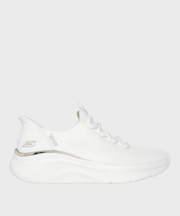 Baskets running Bobs en mesh faciles à enfiler femme - Skechers vue1 - SKECHERS - GEMO