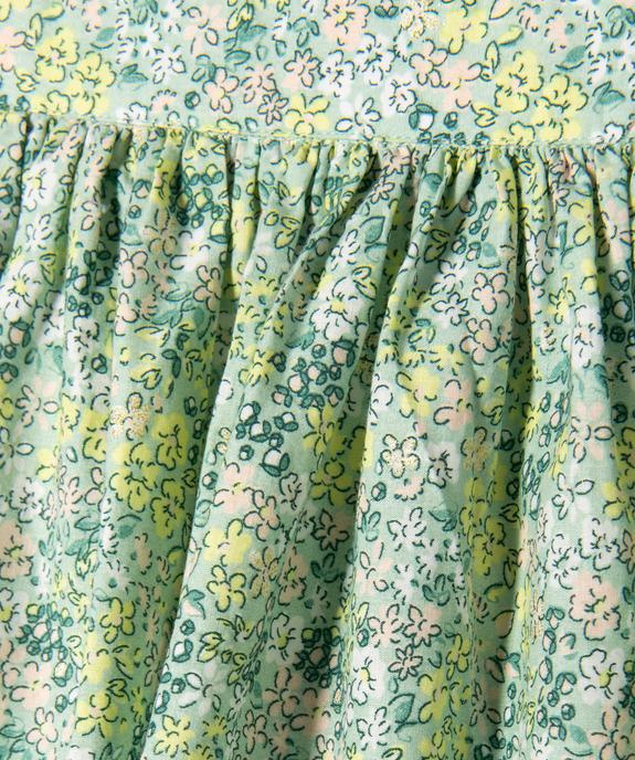Jupe longue à motifs fleuris fille vue3 - GEMO (ENFANT) - GEMO
