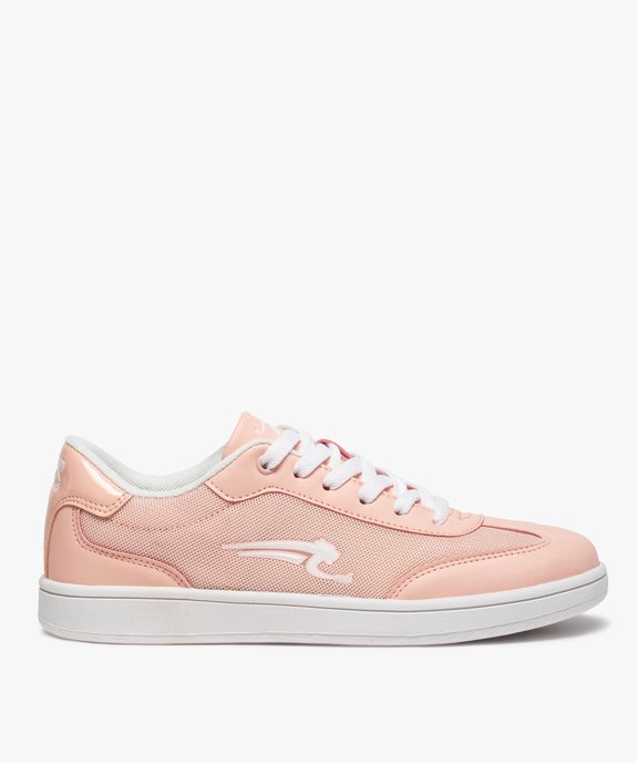 Baskets femme unies dessus mesh - Airness vue1 - AIRNESS - GEMO