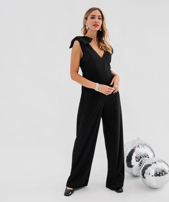 Combinaison pantalon large sans manches femme vue2 - GEMO(FEMME PAP) - GEMO