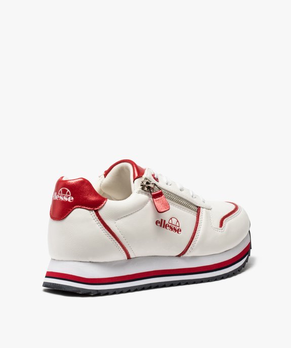 Baskets femme zippées à semelle épaisse - Ellesse vue4 - ELLESSE - GEMO