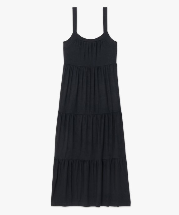Robe de grossesse longue à bretelles et volants vue4 - GEMO (MATER) - GEMO