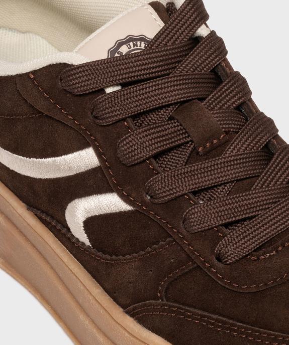 Baskets à plateforme avec touches métallisées femme - Camps United vue6 - CAMPS - GEMO