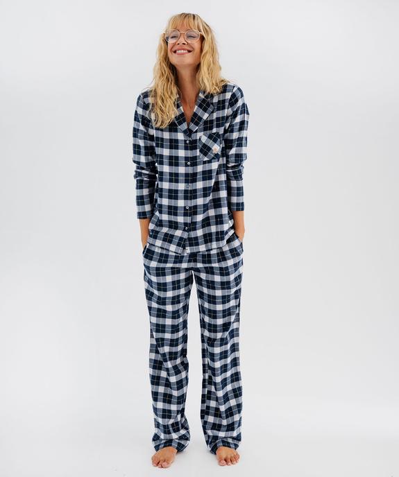 Pyjama à carreaux femme - LuluCastagnette vue1 - LULUCASTAGNETTE - GEMO