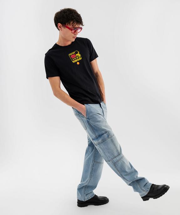 Tee-shirt manches courtes avec motif poitrine et dos homme - Sakamoto Days vue4 - SAKAMOTO DAYS - GEMO