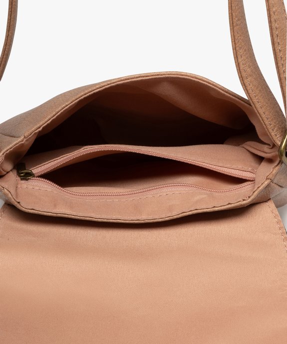 Sac besace compact uni femme vue3 - GEMO (ACCESS) - GEMO