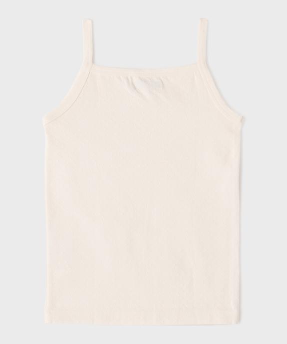 Débardeur lingerie à fines bretelles fille (lot de 2) - LuluCastagnette vue3 - LULU CASTAGNETTE GEMO FOR GOOD - GEMO