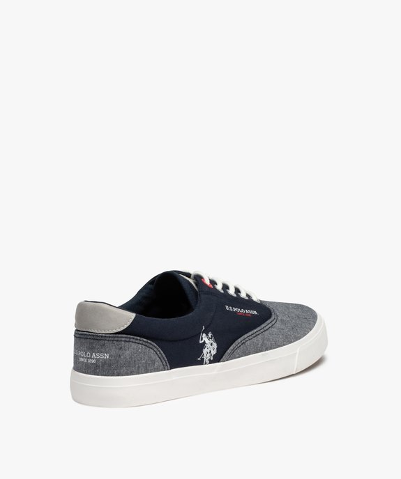 Baskets homme en toile bicolores – US Polo Assn vue4 - US POLO - GEMO