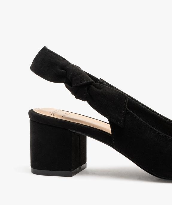 Escarpins sling-back avec noeud sur le côté femme - Valentina Baldano vue6 - VALENTINA BALDANO GEMO FORGOOD - GEMO