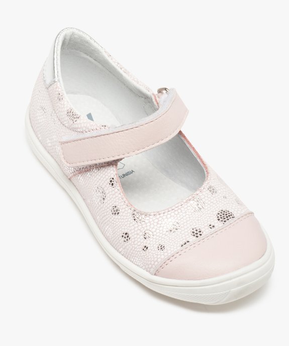 Babies fille à scratch dessus cuir à pois brillants – NA! vue5 - NA! - GEMO