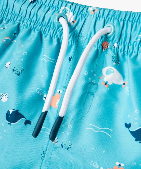 Short de bain à motifs marins bébé garçon vue2 - GEMO 4G BEBE - GEMO