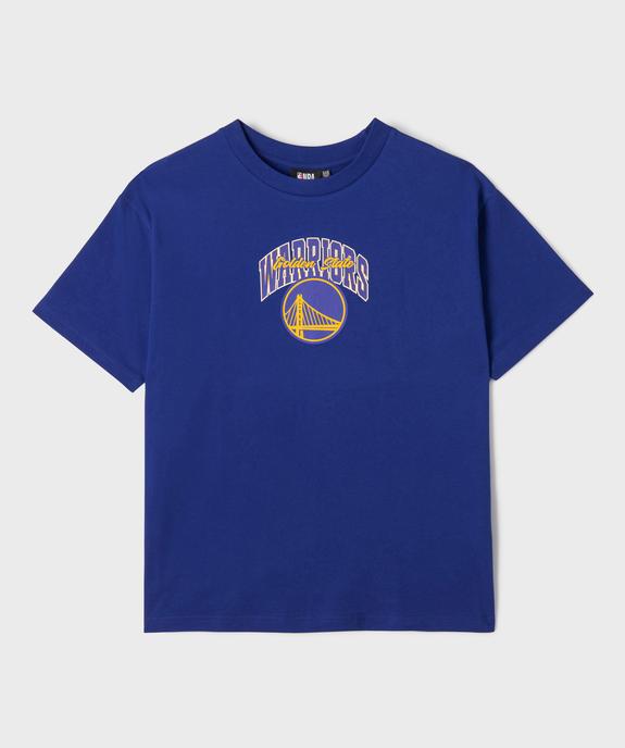 Tee-shirt manches courtes imprimé Warriors garçon - NBA vue1 - NBA - GEMO