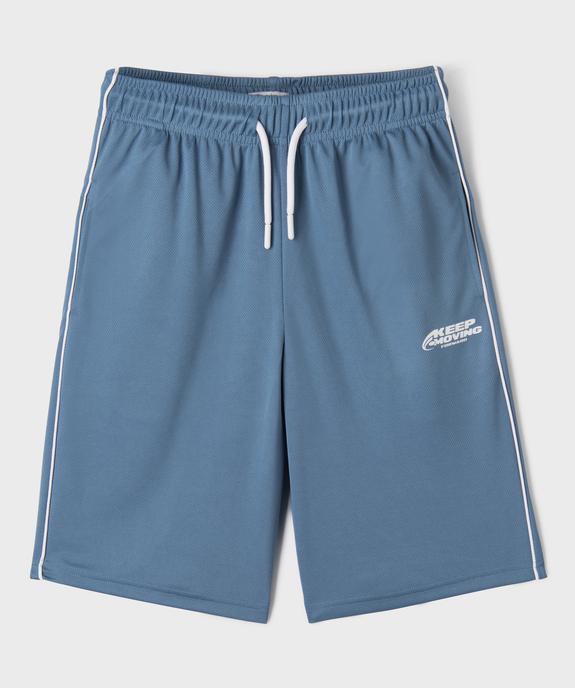 Short de sport en mesh léger à taille élastiqué garçon vue1 - GEMO (JUNIOR) - GEMO