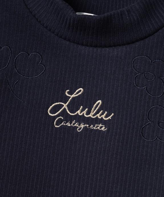 Tee-shirt manches longues chaud en maille côtelée bébé fille - LuluCastagnette vue2 - LULUCASTAGNETTE - GEMO