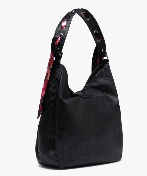 Sac femme avec anse ornée d’un foulard vue2 - GEMO (ACCESS) - GEMO