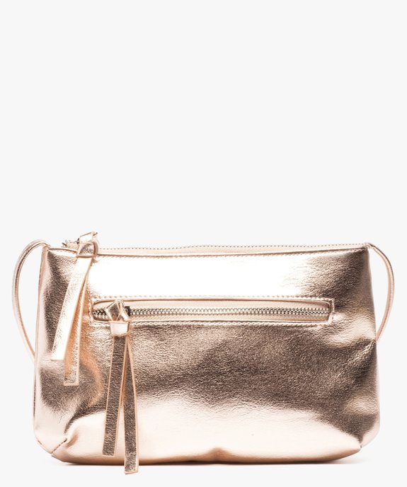Sac pochette banbdoulière fermeture zippée vue1 - GEMO (ACCESS) - GEMO