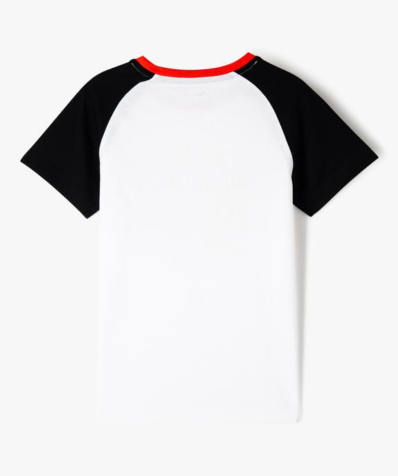 Tee-shirt à manches courtes avec motif voiture de course garçon vue4 - GEMO 4G GARCON - GEMO