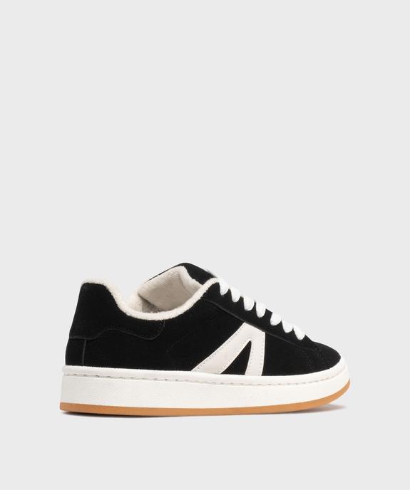 Basket basses style skate à larges lacets femme vue4 - SANS MARQUE - GEMO