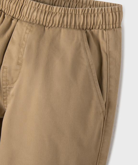 Pantalon en coton à taille et chevilles élastiquées garçon - Champion vue3 - CHAMPION USA - GEMO