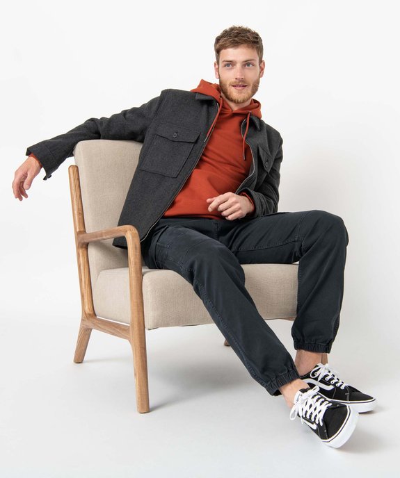Sur-chemise homme avec fermeture zippée vue5 - GEMO (HOMME) - GEMO