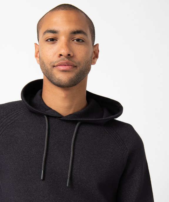 Pull homme à capuche esprit sweat vue2 - GEMO (HOMME) - GEMO